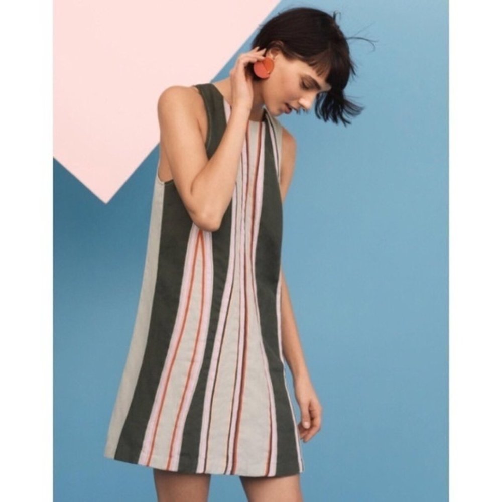 ANTHRO Multicolor Denim Dress